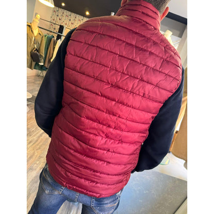 Chaleco Granate Acolchado Unisex - Tacto Pluma, Resistente al Agua y Viento | Savior.sf19