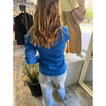 Soft Shell Azul Eléctrico Savior Laurel para Mujer - Resistente al Agua y Viento, Extra Cálido | Savior.sf19