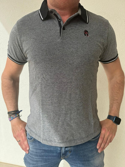 Polo Miami Gris Jaspeado